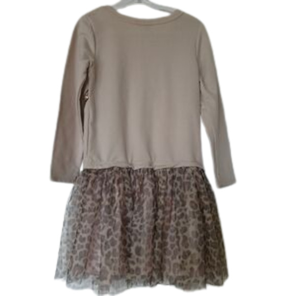 Zunie Girls Size 5 Leopard Tulle Dress with Cat Purse Detail – Whimsical & Style - Picture 6 of 8